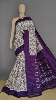 PANHIDSS5A08BSDC02- Ikat silk saree