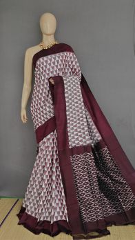 PANHIDSS5A08BSDC07- Ikat silk saree
