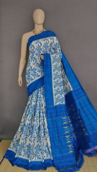 PANHIDSS5A08BSDC15- Ikat silk saree
