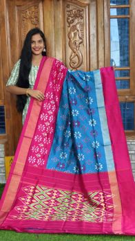 PWCKIDSS5A08XSCD16- Ikat silk saree