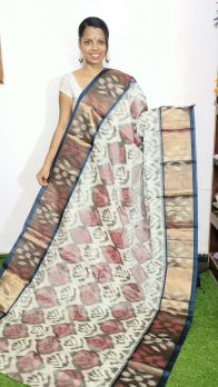 PGMRISCS5Y07EECD11- Ikat Sico saree
