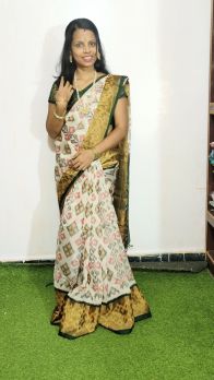 PGMRISCS5Y07EECD23- Ikat Sico saree