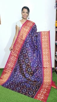 PGMRISCS5Y07EECD35- Ikat Sico saree