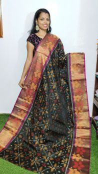 PGMRISCS5Y07EECD42- Ikat Sico saree