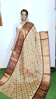PGMRISCS5Y07EECD47- Ikat Sico saree