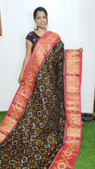 PGMRISCS5Y07EECD51- Ikat Sico saree
