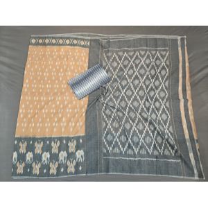 PGMRICTS5Y04INCD32- Ikat cotton saree