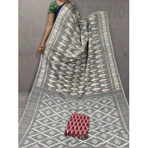PGMRICTS5Y04INCD38- Ikat cotton saree