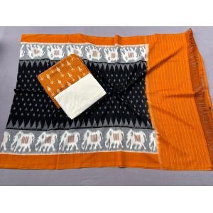 PSSIC3PS5Y09IZSD67- Double ikat cotton salwar set