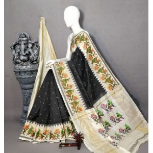 PALUIDSS5Y20NSCD15- Ikat silk saree