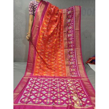 PGMRIDSS5M31TSDC34- Ikat silk saree