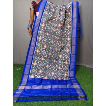 PNIHISDP5A05ZBCD16- Ikat Silk dupatta