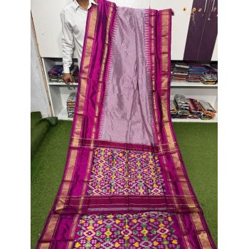 PSRGIDSS5A05TZDD01- Ikat silk saree