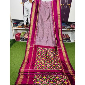 PSRGIDSS5A05TZDD03- Ikat silk saree