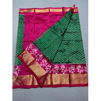 PSSIFSLG5A07SZDC39- Free Size Ikat Silk Lehenga