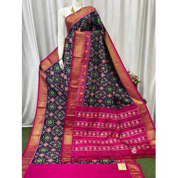 PASKIDSS5A06NCCD11- Ikat silk saree