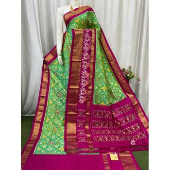 PASKIDSS5A06NCCD20- Ikat silk saree