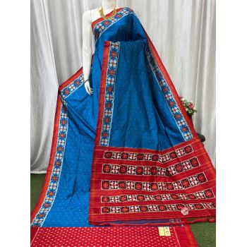 PASKIDSS5A07BSDD05- Ikat silk saree