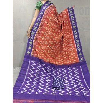 PGMRICTS5A07INDC15- Ikat cotton saree