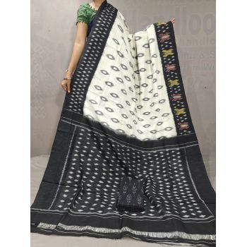PGMRICTS5A07INDC19- Ikat cotton saree