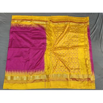 PGMRILWS5A07XECD52- light weight Ikat silk saree