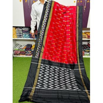 PGMRILWS5A07XZCD01- light weight Ikat silk saree
