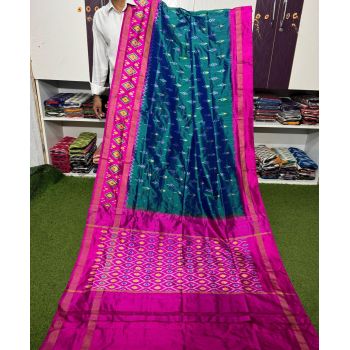 PGMRILWS5A07XZCD16- light weight Ikat silk saree