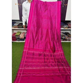 PGMRILWS5A07XZCD45- light weight Ikat silk saree