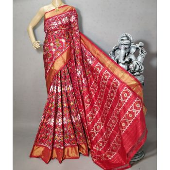 PRIHIDSS5A08NSDC07- Ikat silk saree