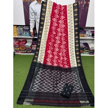 PSRGICTS5A07INCC02- Ikat cotton saree