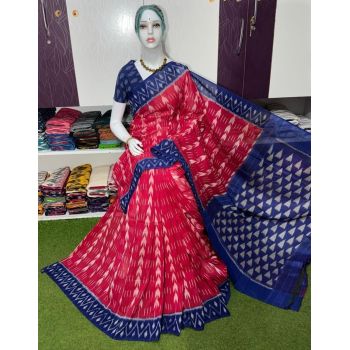 PSRGICTS5A07INCC15- Ikat cotton saree