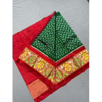 PSSIZSLG5A08IBDC06- Zero Size Ikat Silk Lehenga