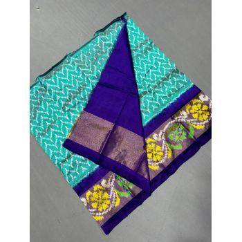 PSSIZSLG5A08IBDC08- Zero Size Ikat Silk Lehenga