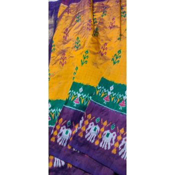PWCKIDSS5A08XSCD02- Ikat silk saree
