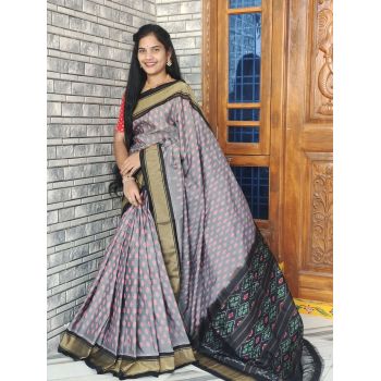 PWCKIDSS5A08XSCD23- Ikat silk saree