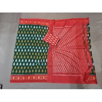 PGMRICTS5Y04INCD11- Ikat cotton saree