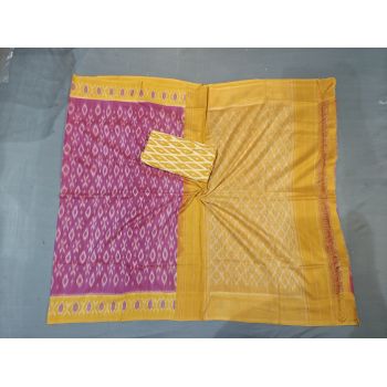 PGMRICTS5Y04INCD15- Ikat cotton saree