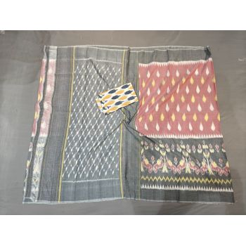 PGMRICTS5Y04INCD19- Ikat cotton saree