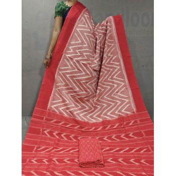 PGMRICTS5Y04INCD20- Ikat cotton saree