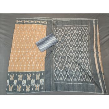 PGMRICTS5Y04INCD32- Ikat cotton saree