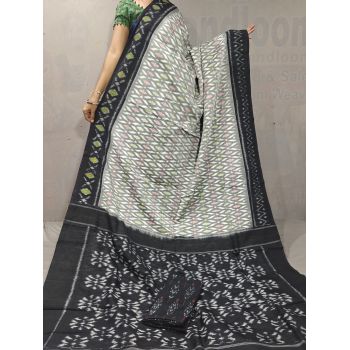 PGMRICTS5Y04INCD37- Ikat cotton saree