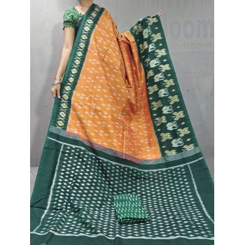 PGMRICTS5Y04INCD50- Ikat cotton saree
