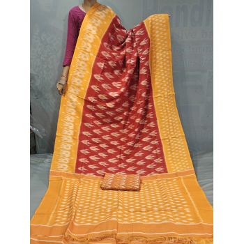 PGMRICTS5Y04INCD58- Ikat cotton saree