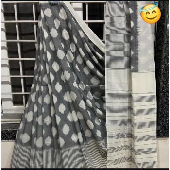 PGMRICTS5Y04INCD61- Ikat cotton saree