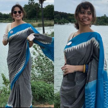 PGMRICTS5Y04INCD62- Ikat cotton saree