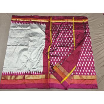 PGMRILWS5Y03XECD11- light weight Ikat silk saree