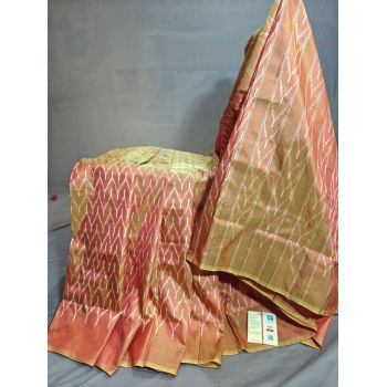 PGMRILWS5Y03XECD28- light weight Ikat silk saree