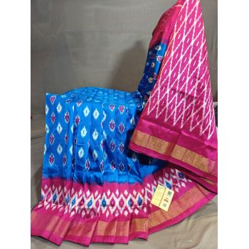 PGMRILWS5Y03XECD29- light weight Ikat silk saree