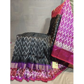 PGMRILWS5Y03XECD42- light weight Ikat silk saree