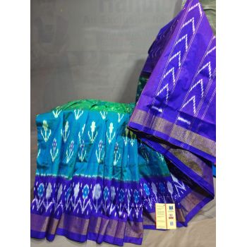 PGMRILWS5Y03XECD43- light weight Ikat silk saree